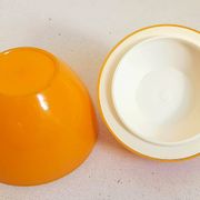 Seau à glace forme orange Années 70 Hauteur 17 cm