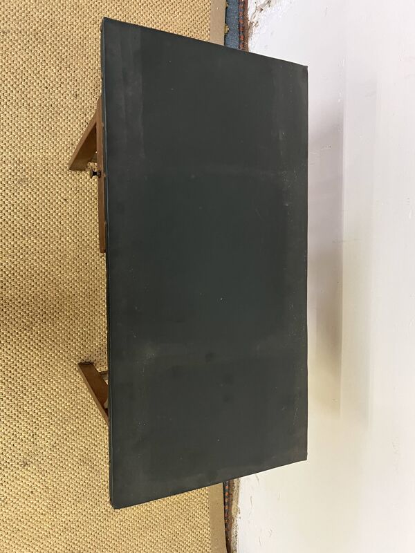 Petit bureau / table console en bois vintage