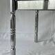Vintage coffee table in chrome metal and smoked glass