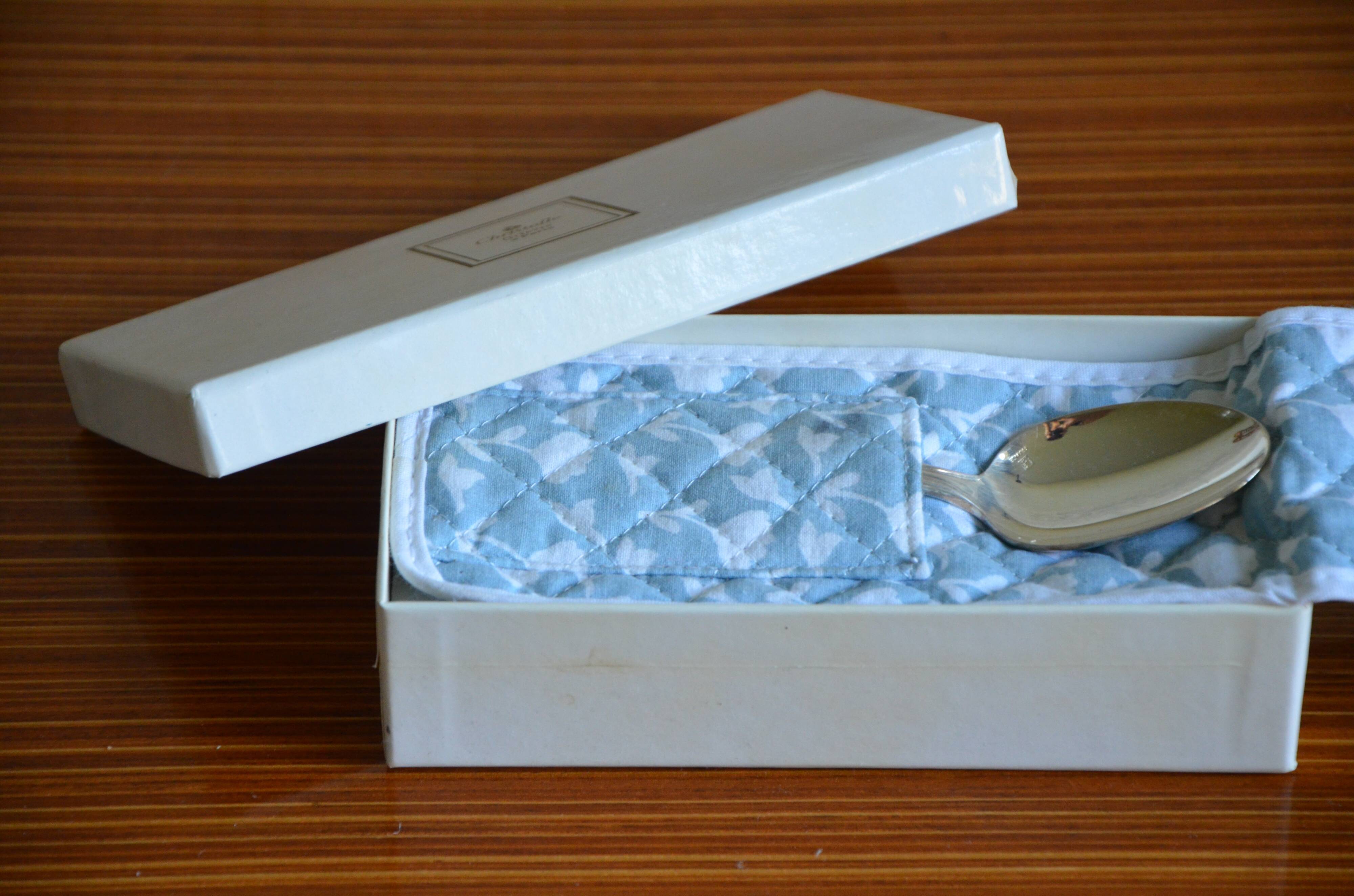 Christofle birth spoon