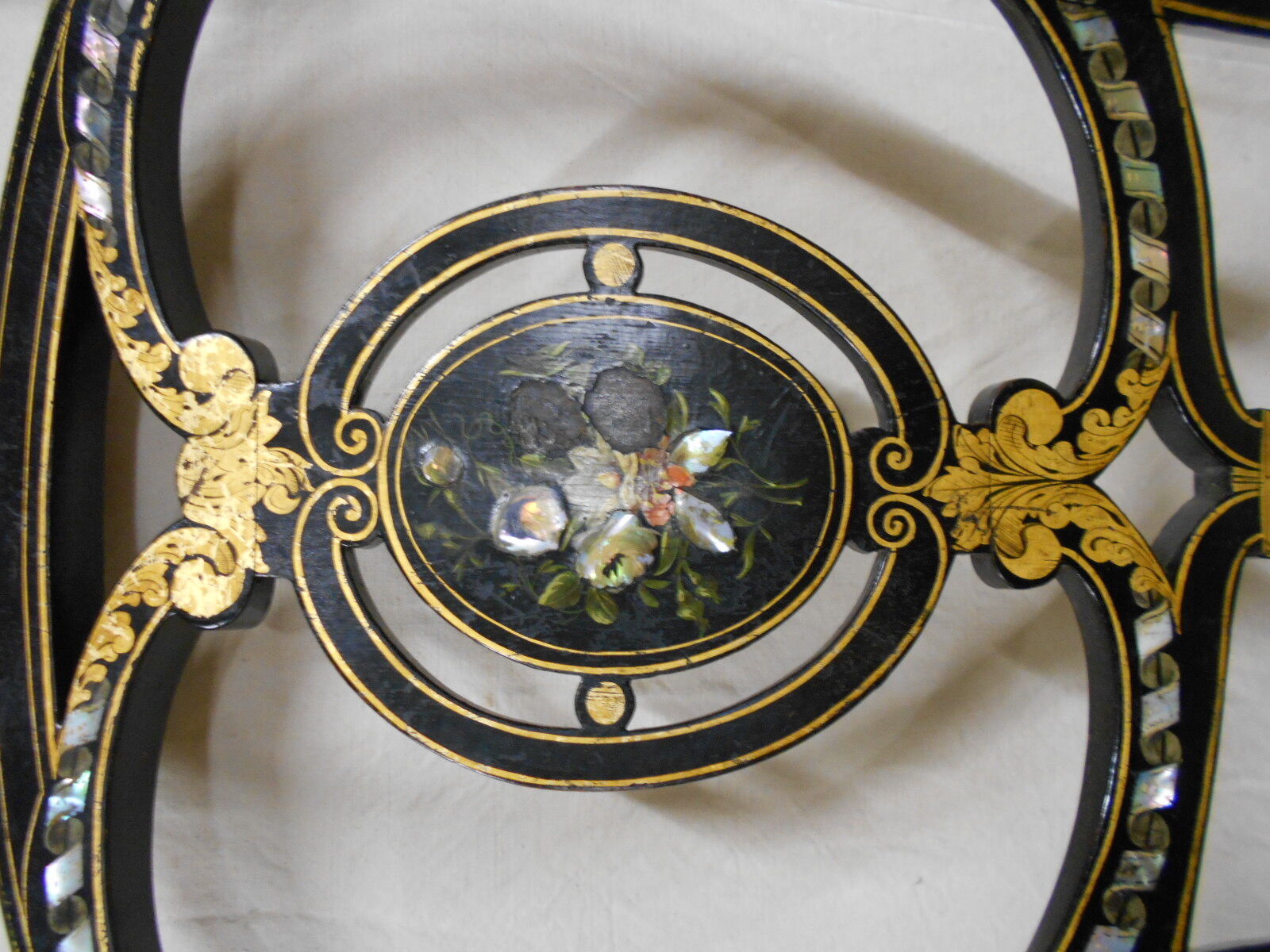 pair of three Napoleon chairs