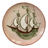 Sant Vicens Plate - Paul Bay - Boat - Glazed Ceramic