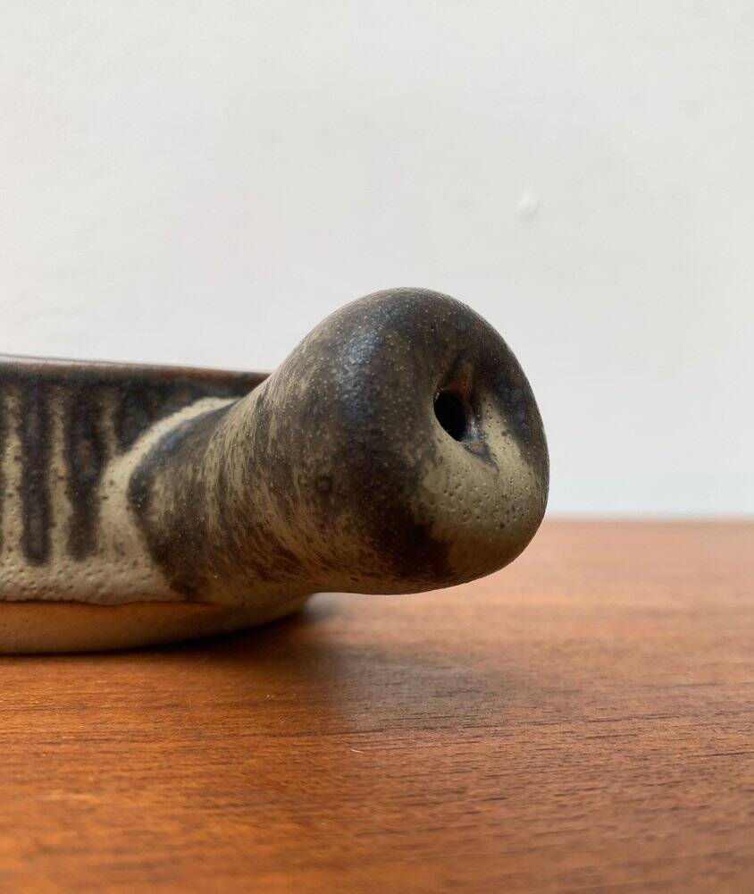Vintage British Brutalist Ceramic Bowl by Tremar UK