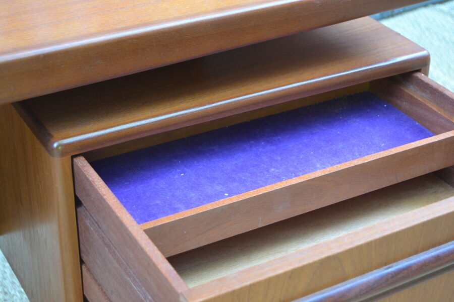 By G-Plan teak desk