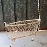 Old wrought iron cradle