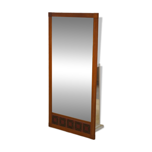 miroir scandinave teck