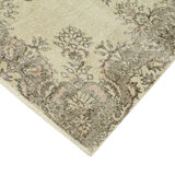 Tapis beige oriental ancien fait à la main 156 cm x 253 cm - 38895