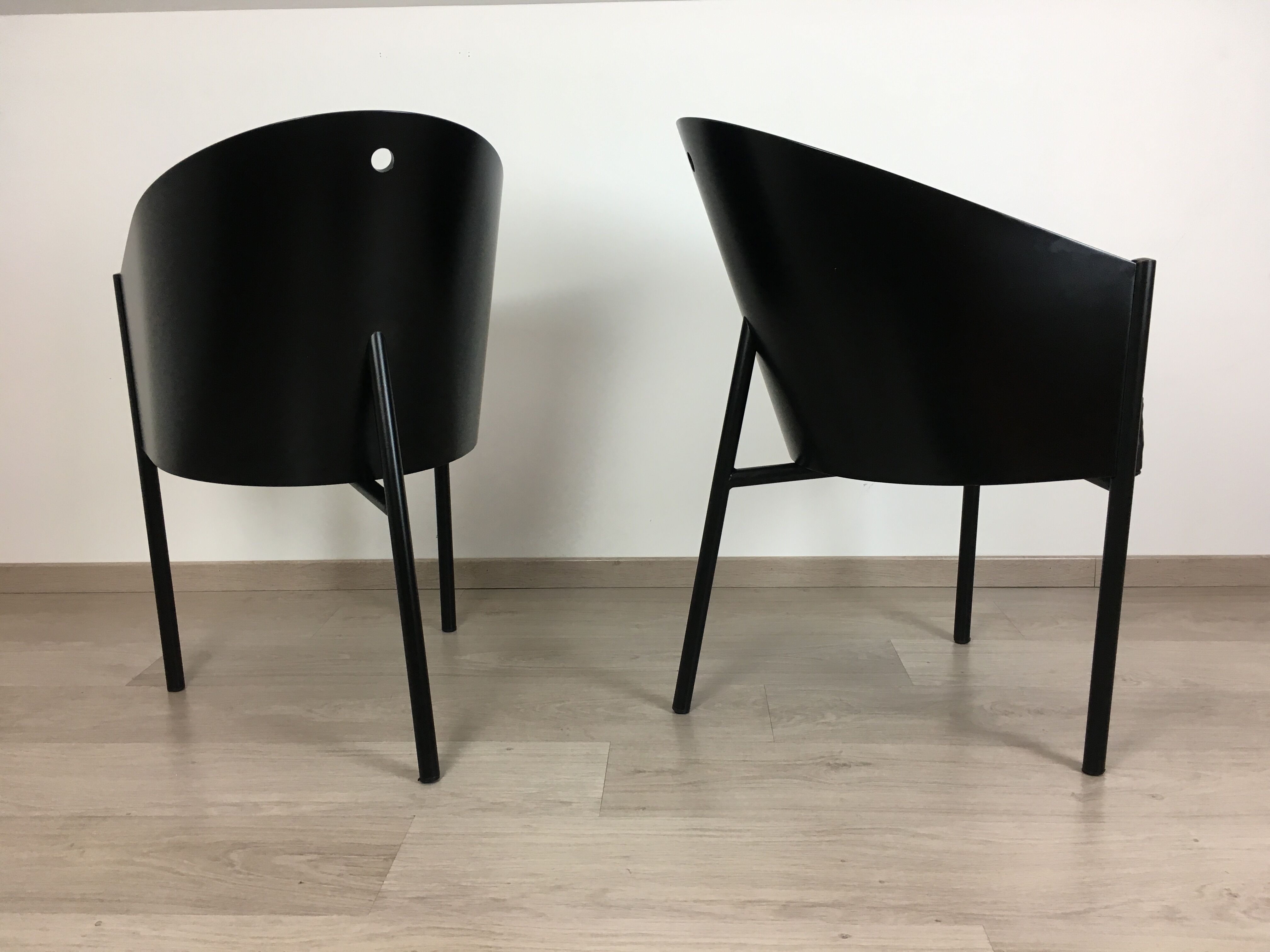Lot de 2 fauteuils Costes Driade Philippe Starck 1980