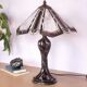 Tiffany style lamp, stained glass, art nouveau