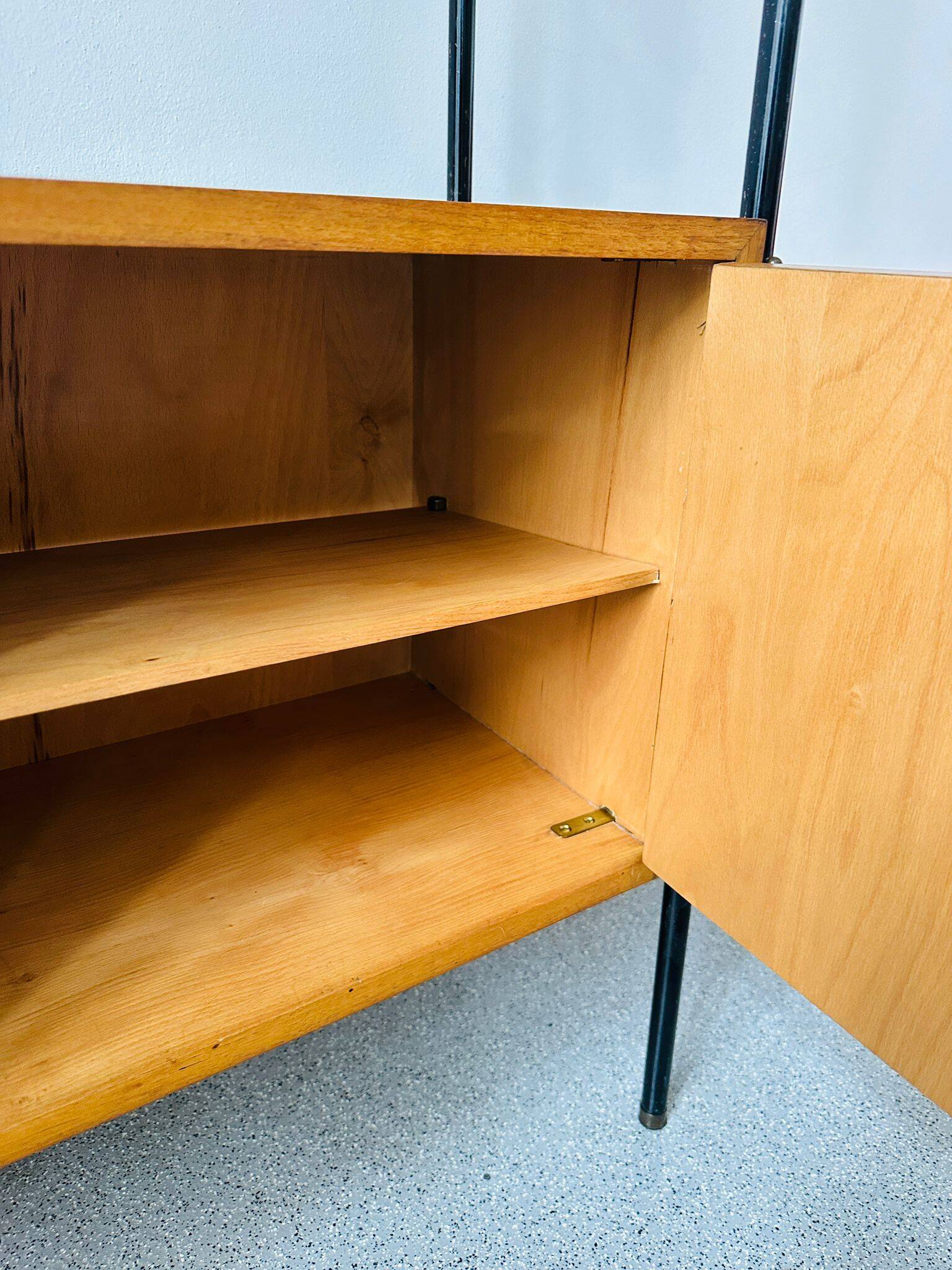 Mid-Century ladder shelving unit from the 1950s–60s