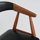 Teak chairs by Aksel Bender Madsen and Ejnar Larsen, Denmark 1960.