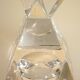 Pair of candlesticks, candelabra, crystal signed Villeroy & Boch, design and chic