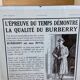 Burberry advertising poster September 26, 1931