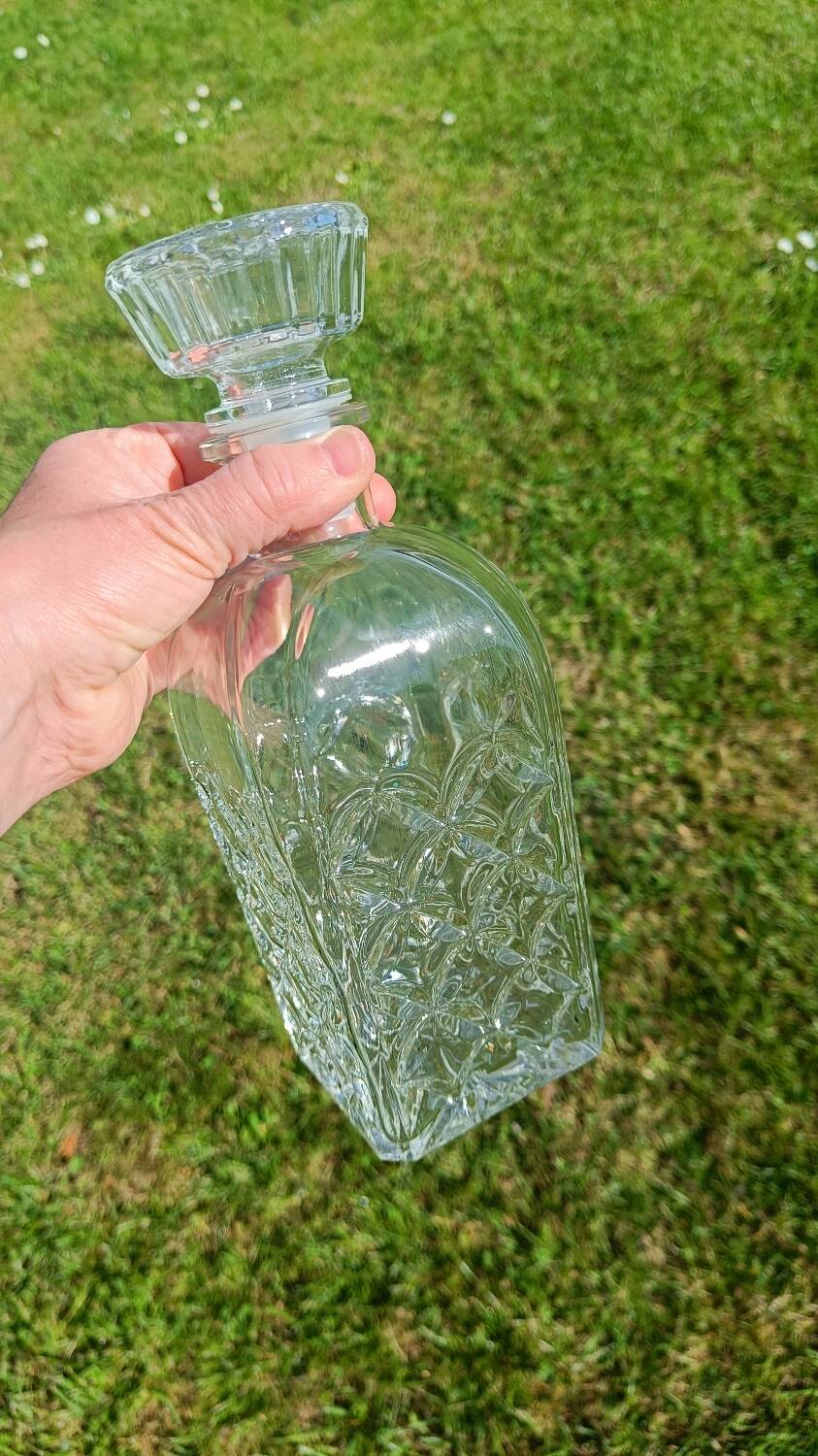 Vintage glass carafe