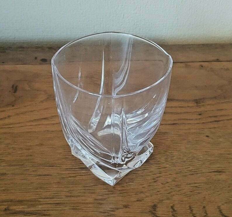 Ensemble de 6 verres à gobelet/whisky des cristalleries royales de champagne françaises