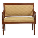 Mahogany landing sofa, Restoration period – Part 1, 19th century