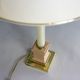 Lamp Tommaso Barbi Murano brass ceramic glass