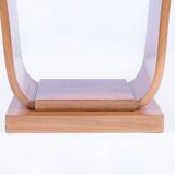 Guéridon art-déco en noyer