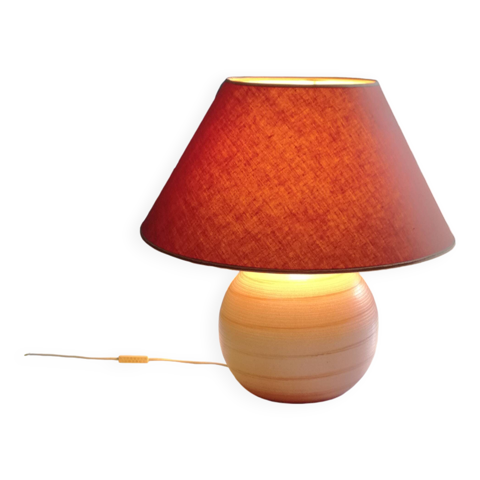 Ceramic mushroom lamp Ø52, 1970