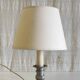 Table lamp in tin, candlestick shape - mid 20th century.