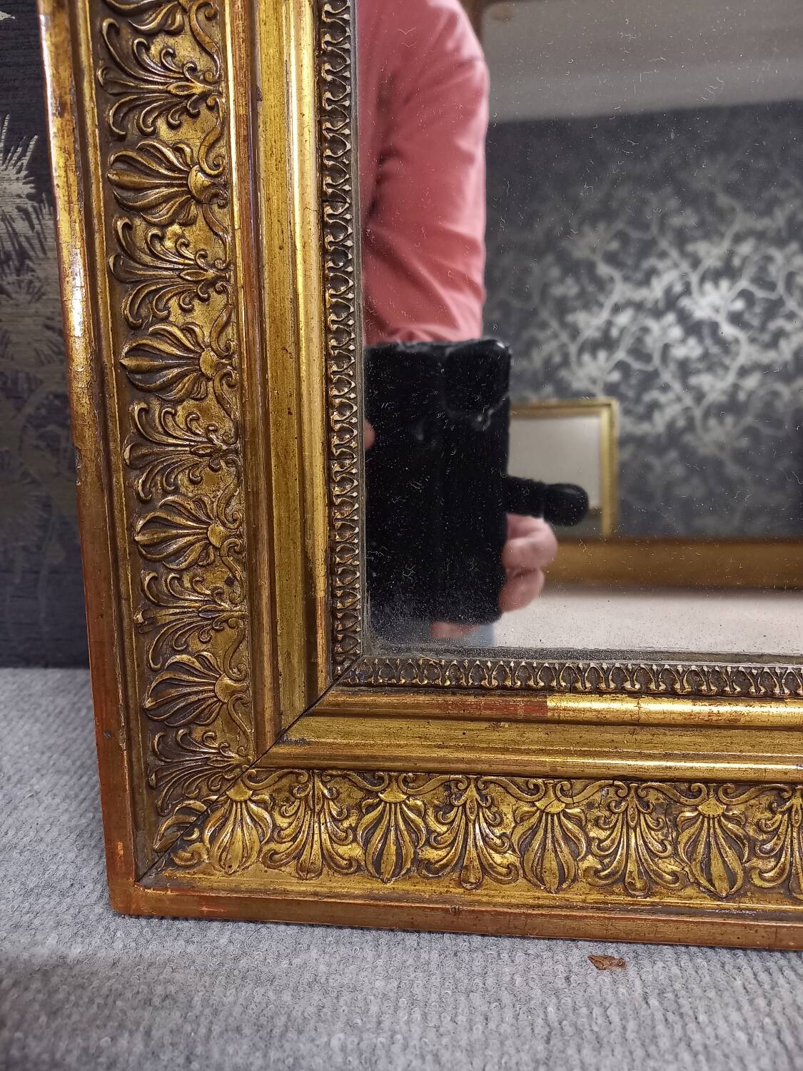 Miroir époque empire 94x 56.5