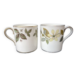 2 Wegdwoog porcelain cups
