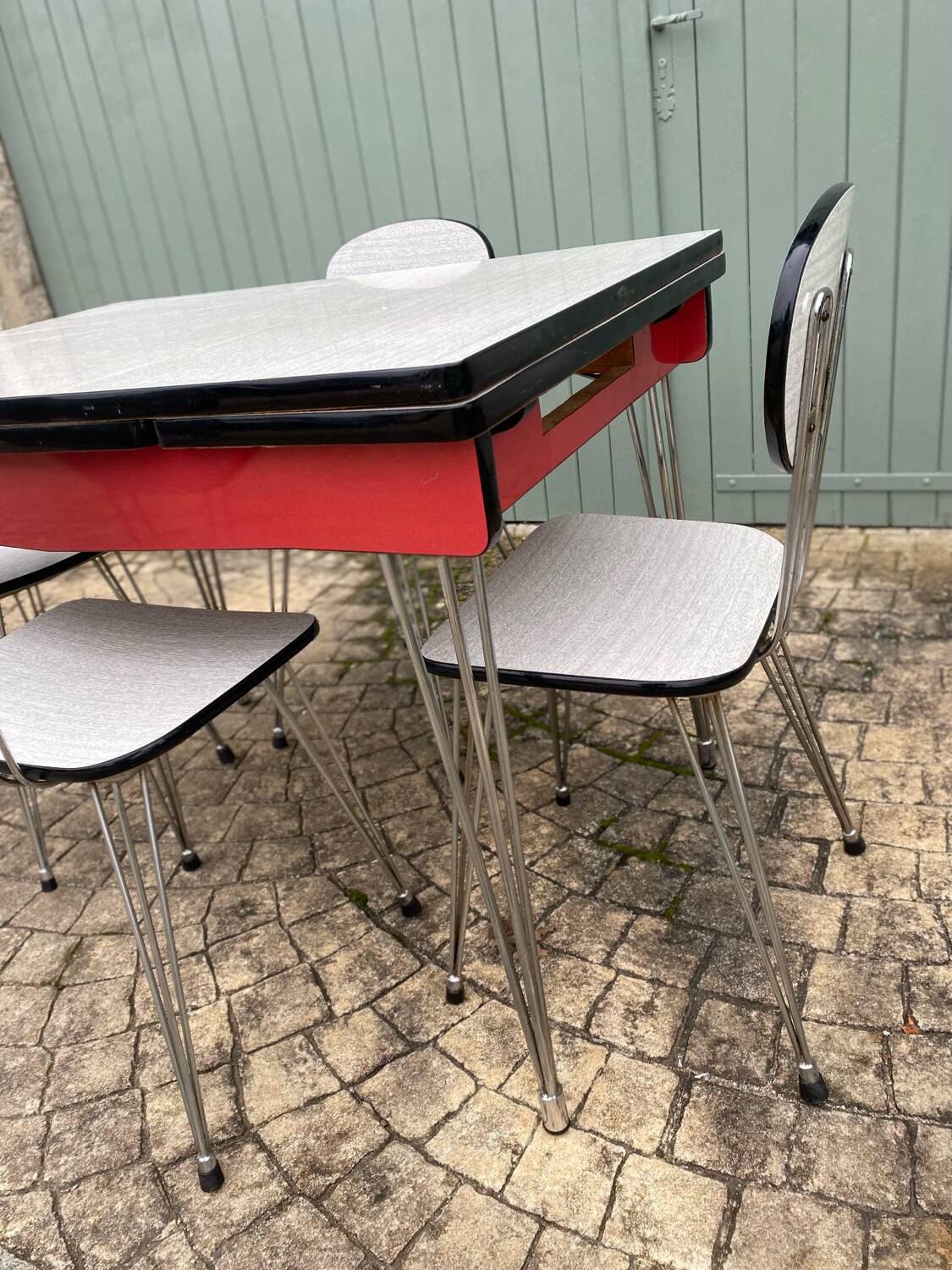 Formica table and chairs