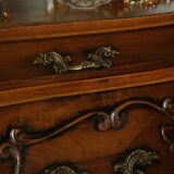 Commode tombeau en noyer style Louis XV, XXème