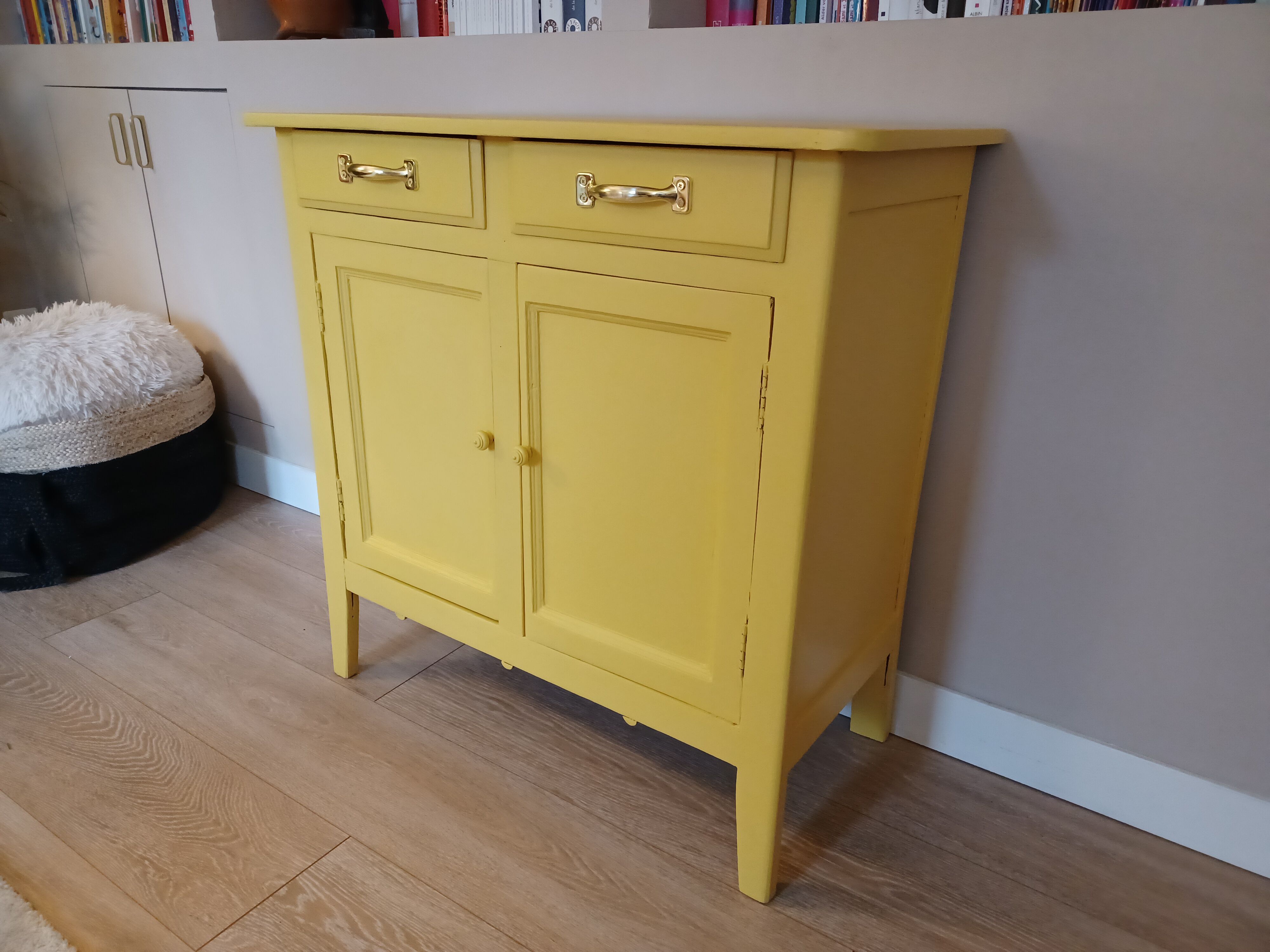 Buffet parisien vintage relooké