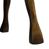 Mid-Century Organic Wooden Side Tables, circa 1960's wabi sabi brutalist