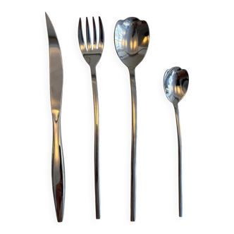 Vintage metal cutlery set