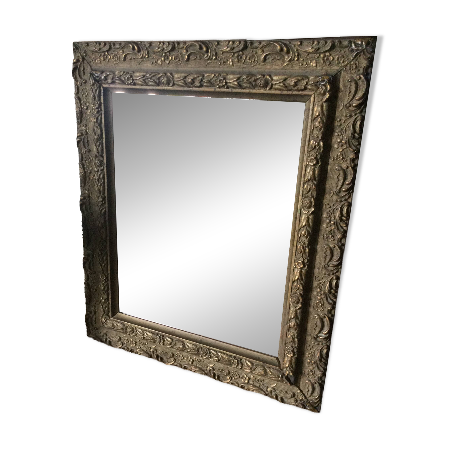 Antique gold mirror