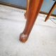Tabouret de piano style Rocaille assise velours