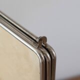 Vintage triptych barber mirror