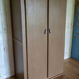 Old handcrafted wardrobe refurbished