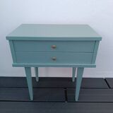 Vintage bedside table revamped