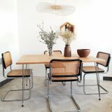 Natural wood table
