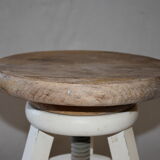 Tabouret d'atelier tripode à vis