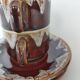 2 bistro coffee cups
