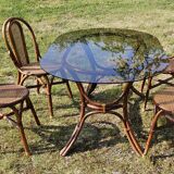 Vintage Rattan and Cane Dining Room
