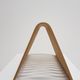 Vintage magazine rack in thermoformed wood from the 60s