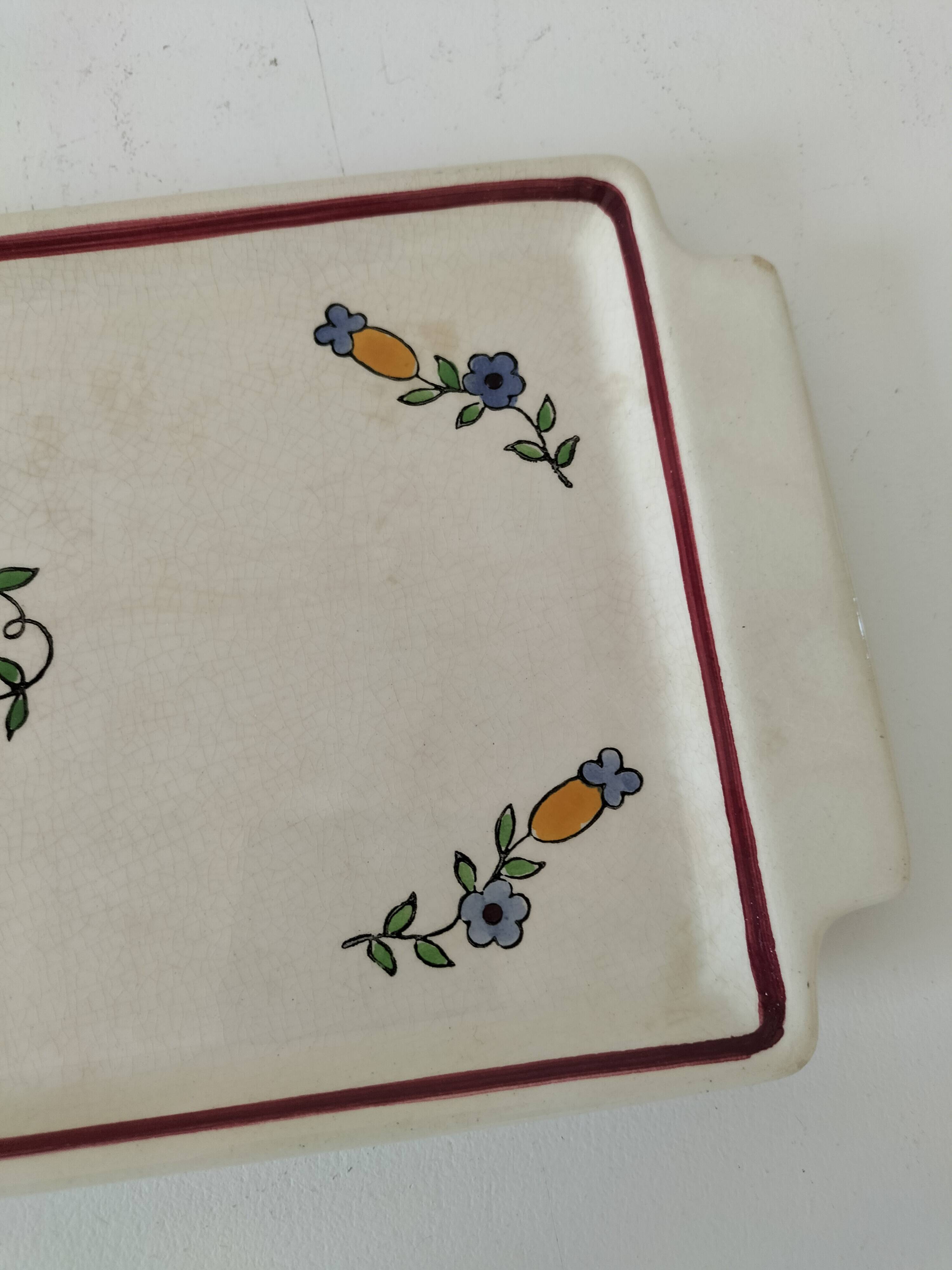 Plat rectangulaire Gien modèle Luxembourg