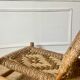 Wood and rope armchair by Audoux and Minnet from the 1950s.