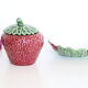 Ceramic strawberry candy