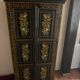Hand painted cabinet