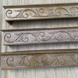 Old wooden curtain cover