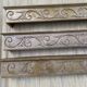 Old wooden curtain cover