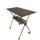 gold plated metal serving trolley