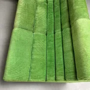 Modular green velvet corner sofa, 1970s