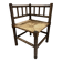Chaise d’angle vintage en bois tourné